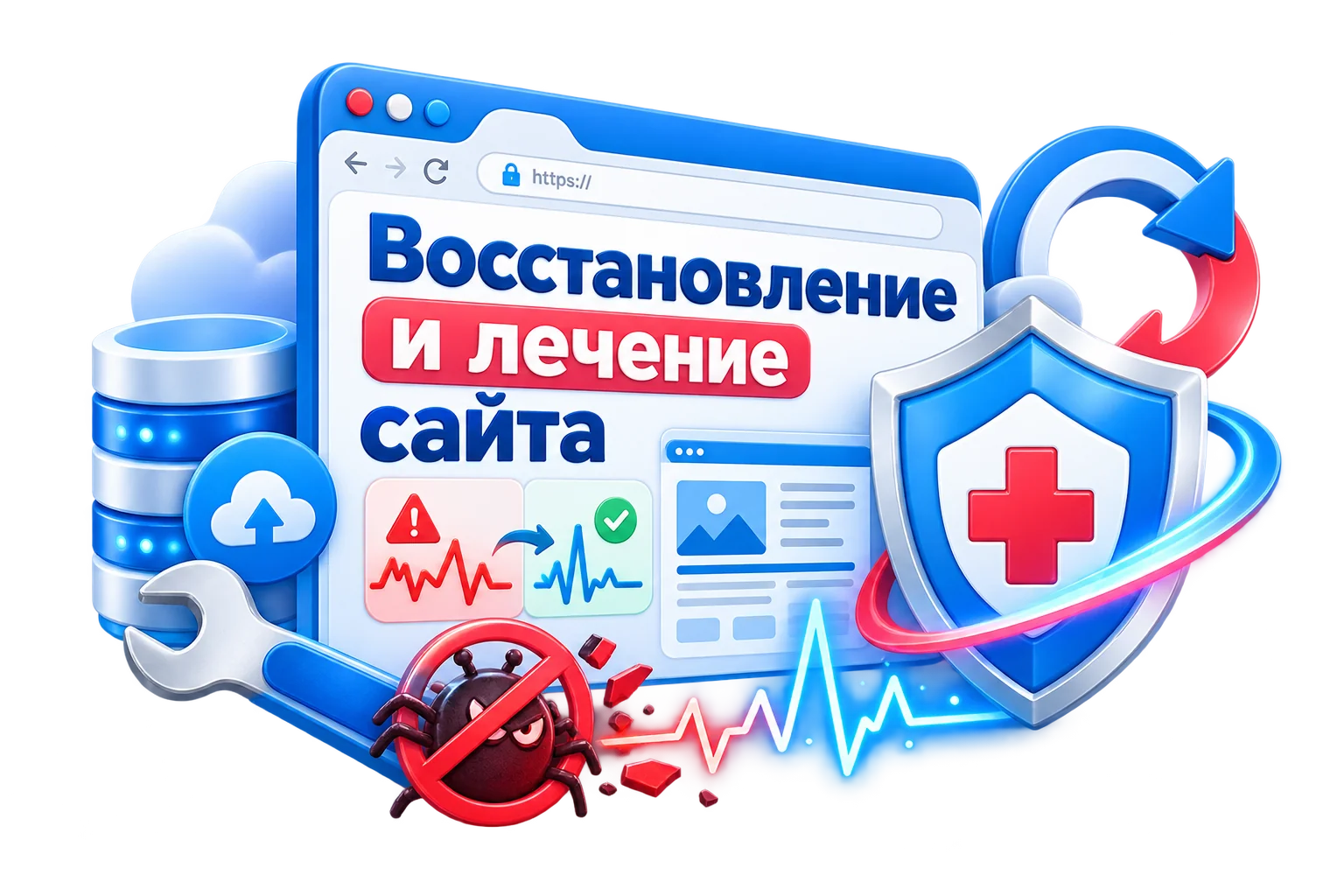 Восстановление и лечение сайта