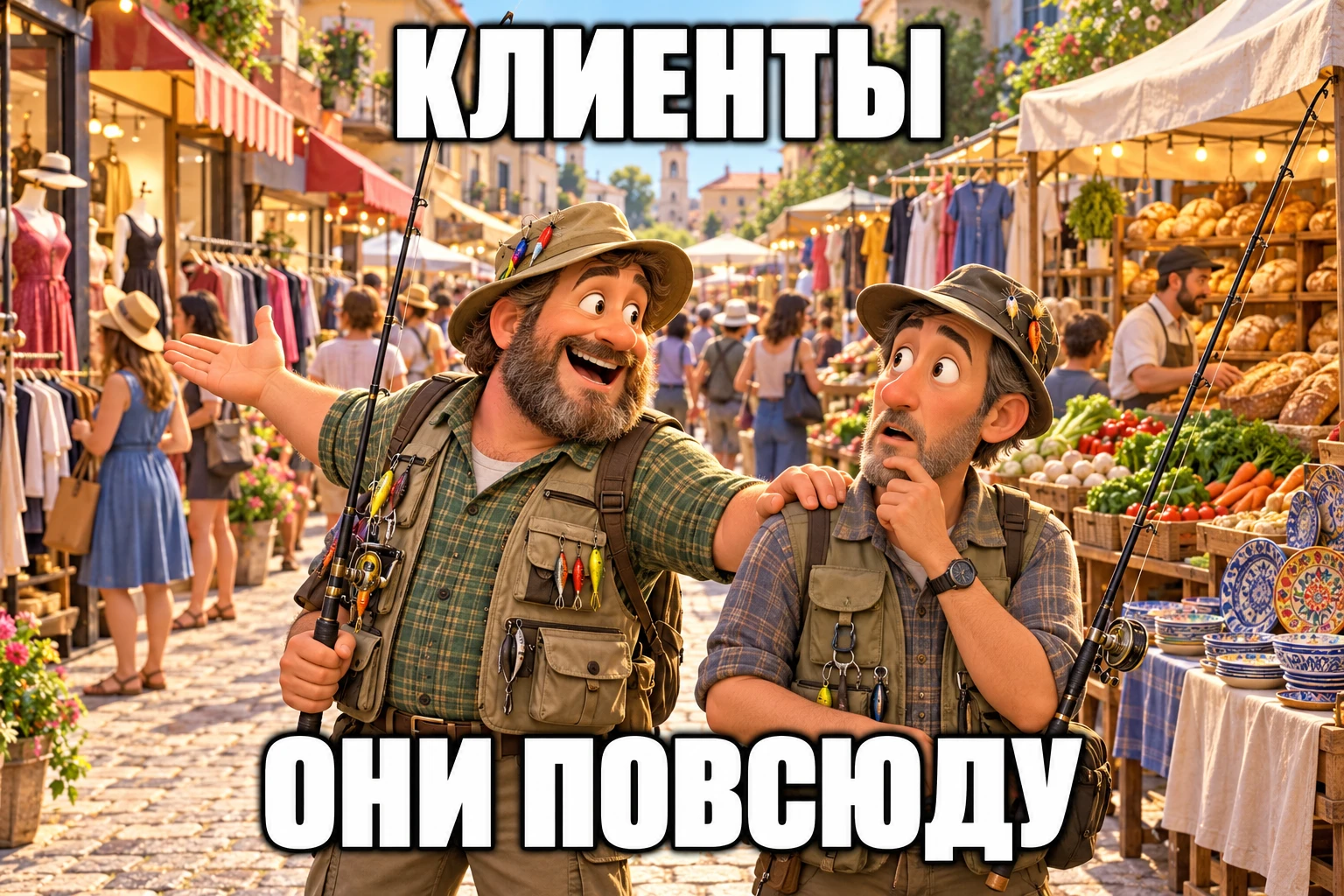 Клиенты — они повсюду: маркетинг как рыбалка